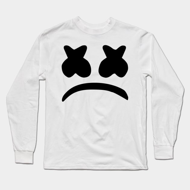 sad marshmello Long Sleeve T-Shirt by pitket